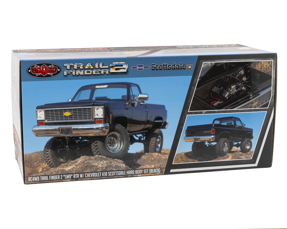 RC4WD Trail Finder 2 "LWB" RTR Scale Truck w/Chevrolet K10 Scottsdale Hard Body
