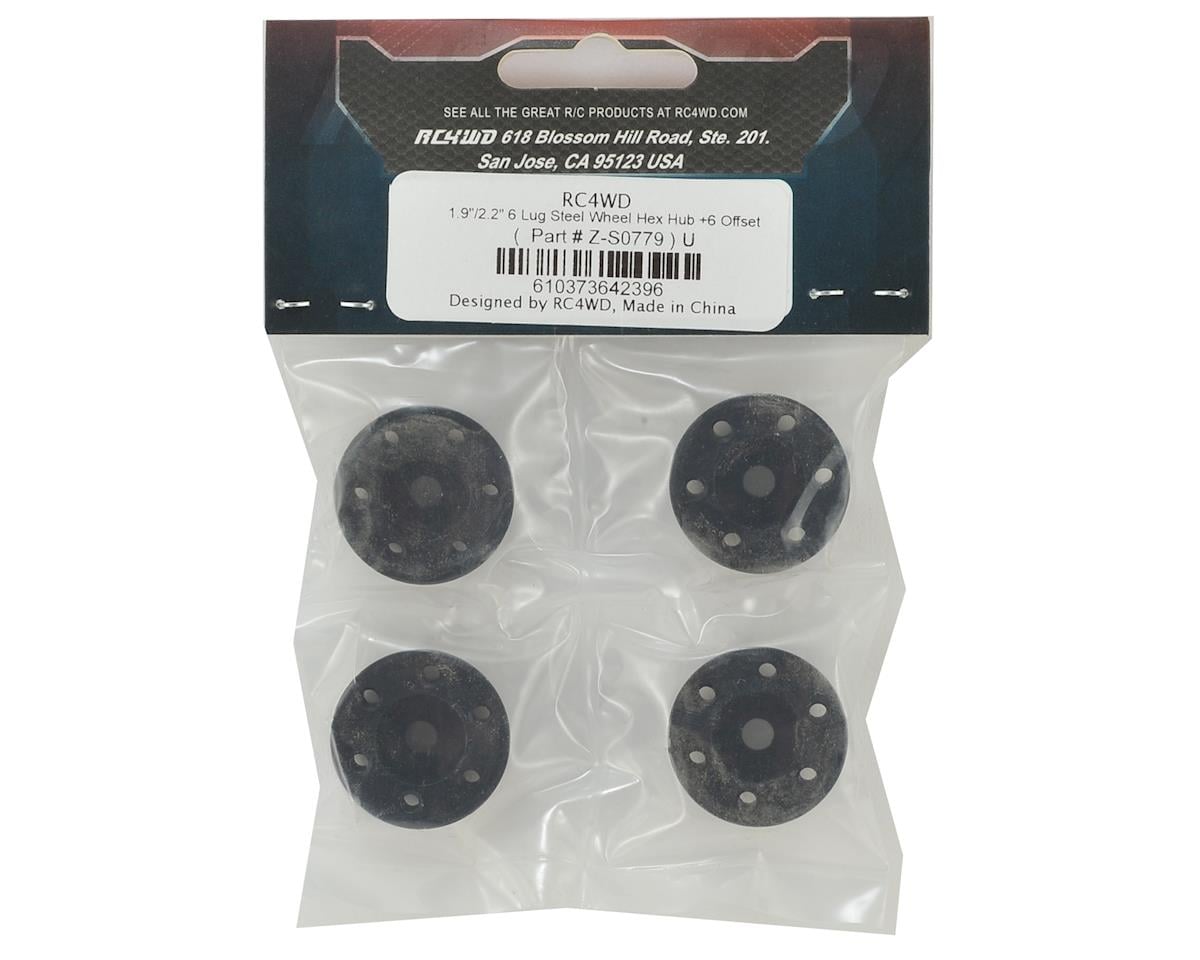 RC4WD 6 Lug Steel Wheel Hex Hub (+6 Offset)
