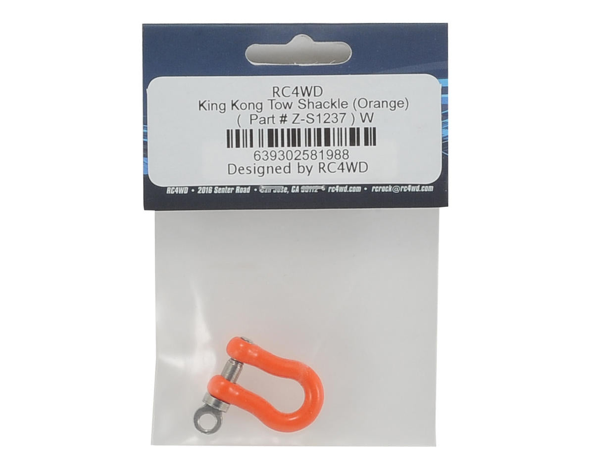 RC4WD King Kong Tow Shackle (Orange)