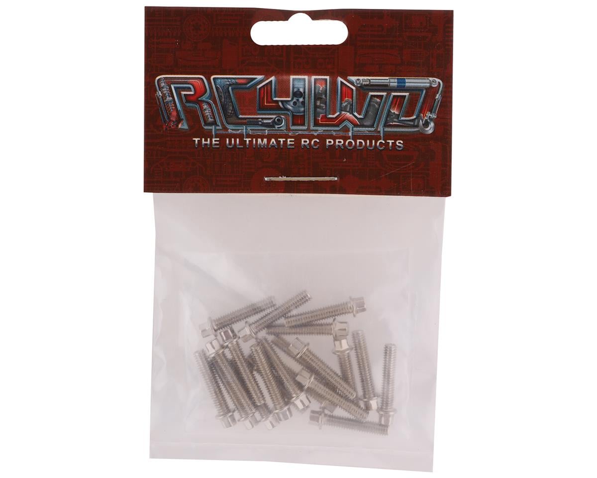 RC4WD Miniature Scale Hex Bolts (M2.5 X 12mm), Silver