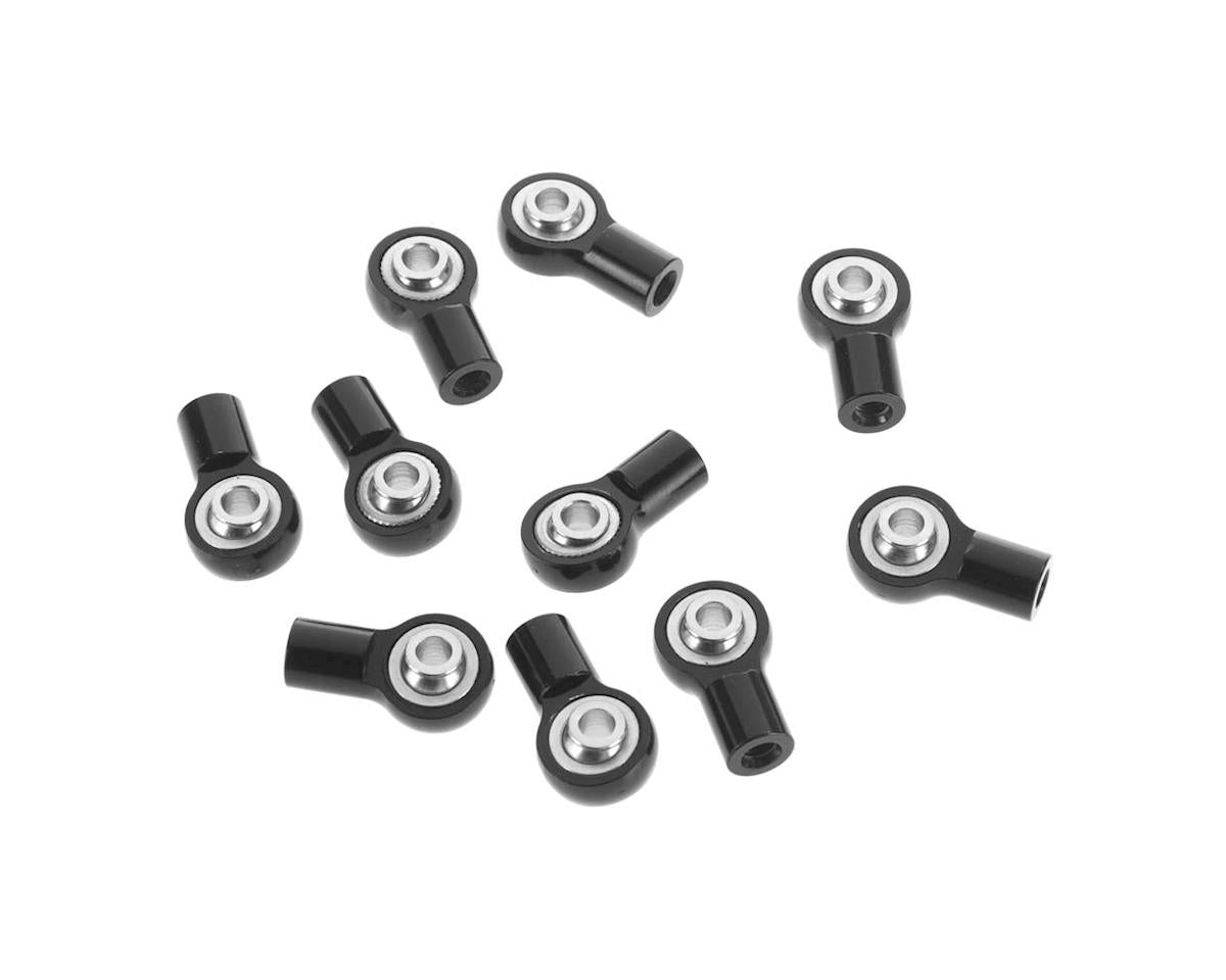 RC4WD M3 Short Straight Aluminum Rod Ends (Black)