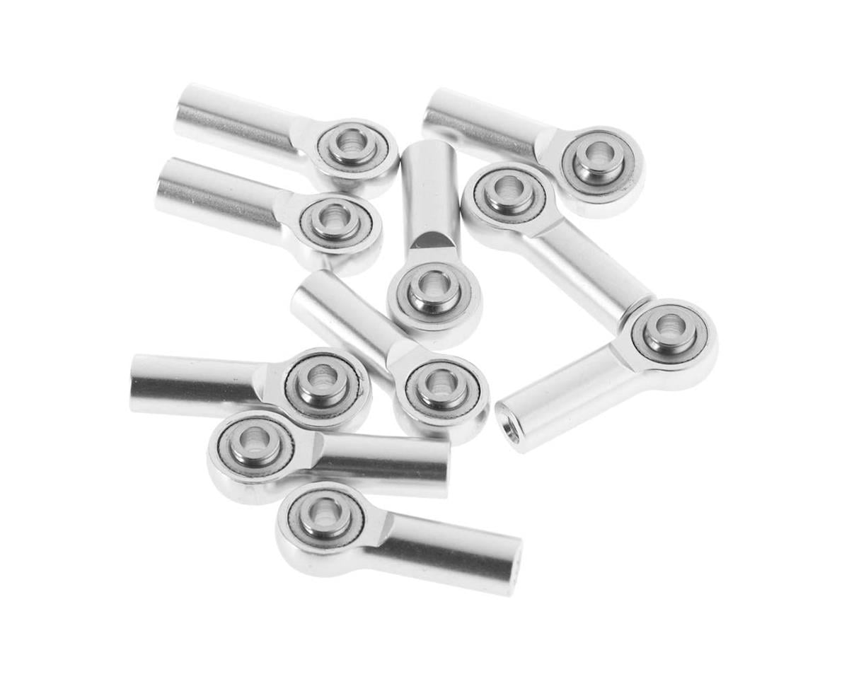 RC4WD M3 Medium Straight Aluminum Rod Ends (10) (Silver)