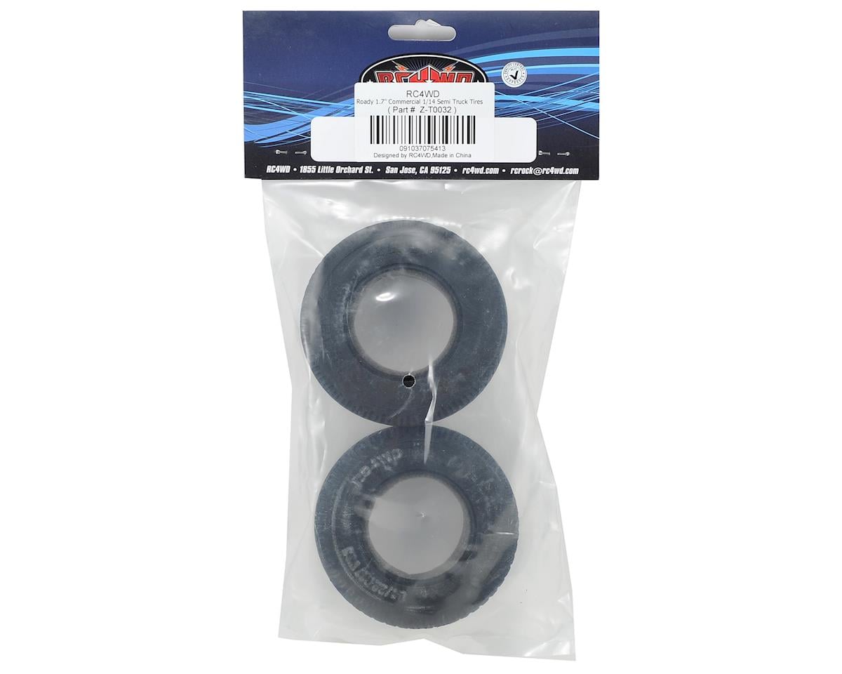 RC4WD "Roady" 1.7 Commercial 1/14 Semi Truck Tires (2) (X6)