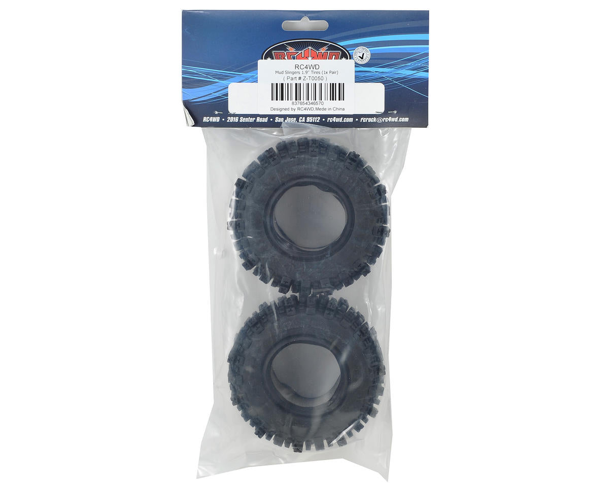 RC4WD Mud Slingers 1.9" Rock Crawler Tires (2) (X3)