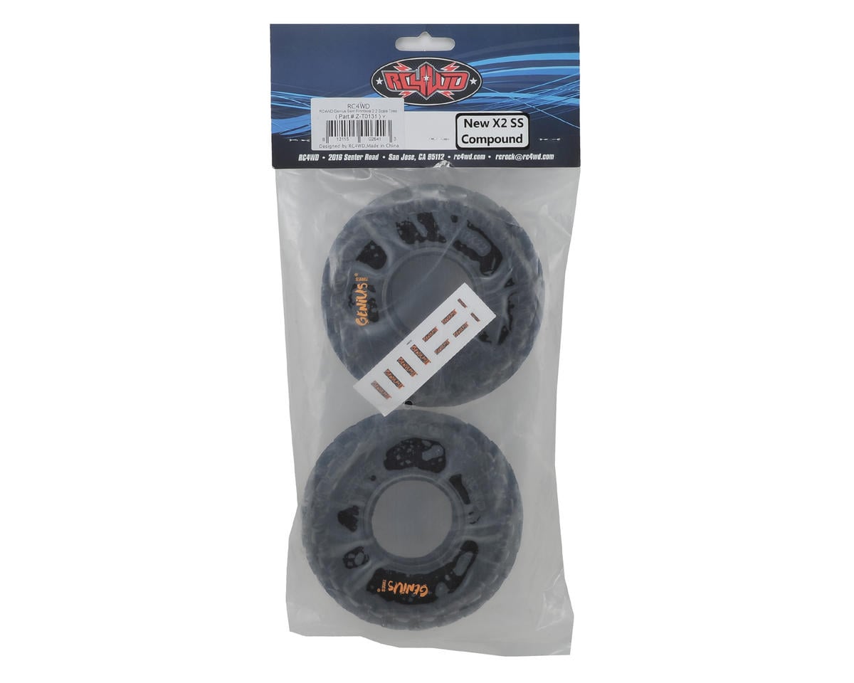 RC4WD Genius Sem Fronteira 2.2 Scale Tire (2) (X2)