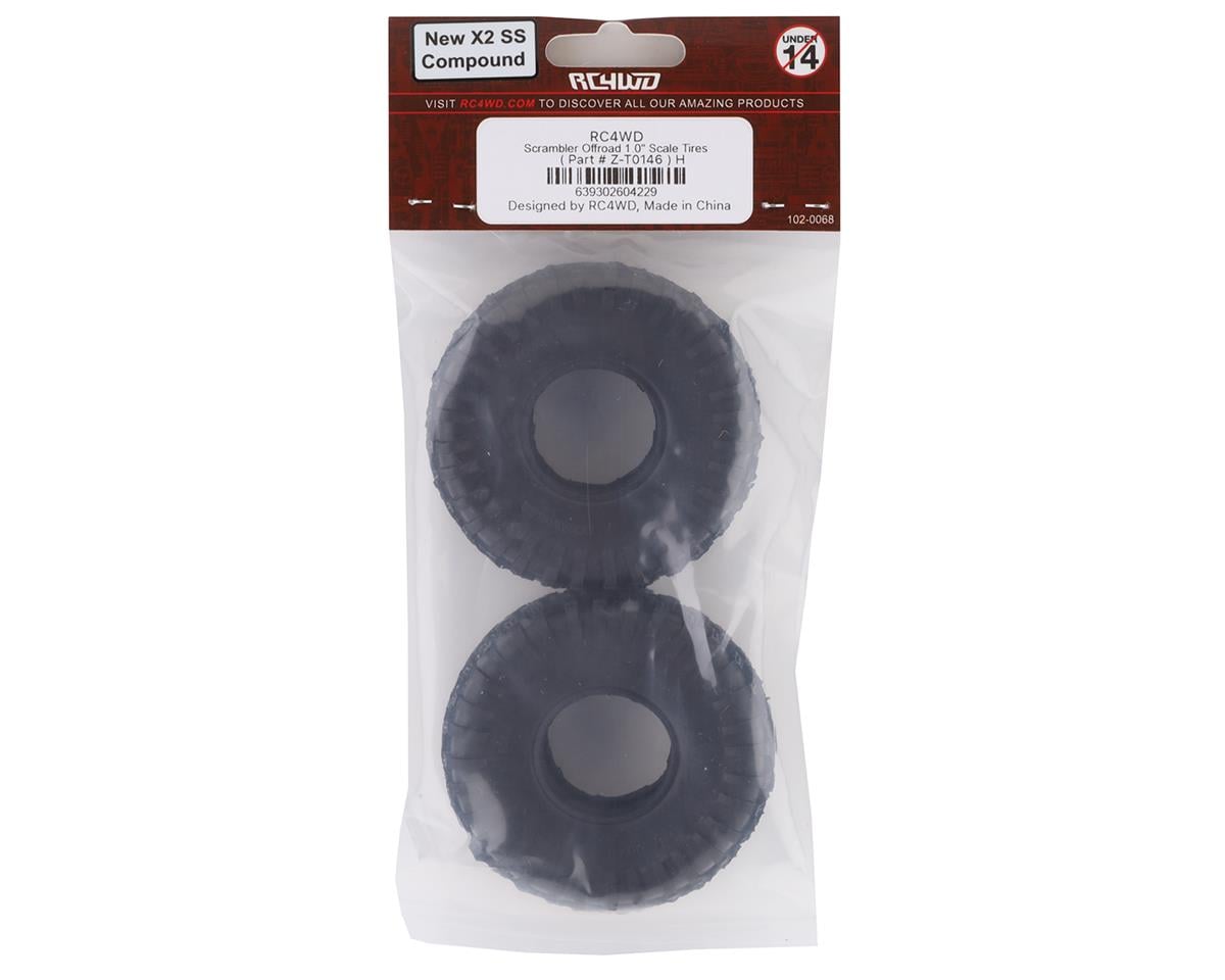 RC4WD Scrambler Offroad 1.0" Micro Crawler Tires (2)