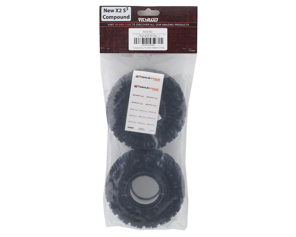 RC4WD Milestar Patagonia M/T 1.9" Scale Rock Crawler Tires (2) (X2S³)