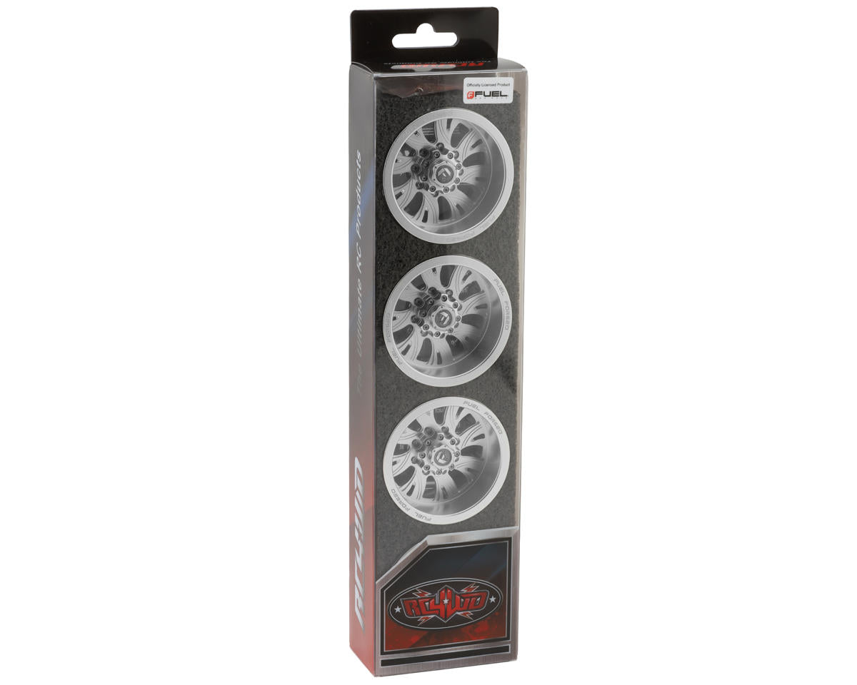 RC4WD Fuel Offroad FF41 8 Lug Deep Dish 2.2" Wheels (Silver) (4)