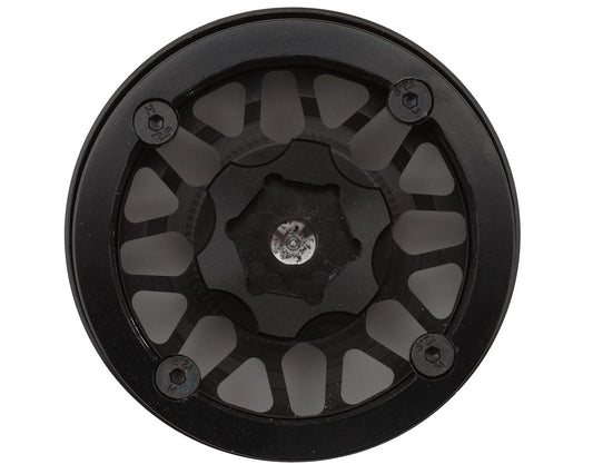 RC4WD XD 1.7" XD849 Grenade 2 Deep Dish Beadlock Wheels (Black/Silver) (4)