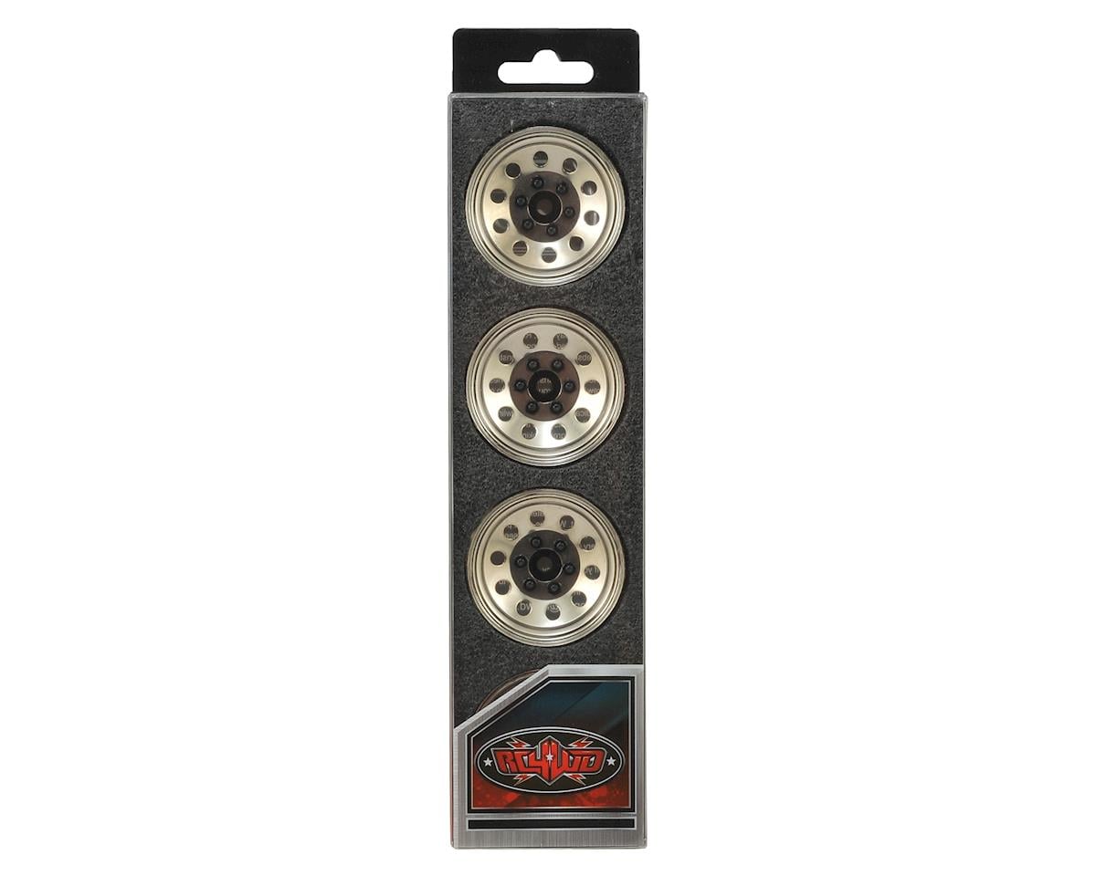 RC4WD Pro10 1.9" Steel Stamped Beadlock Wheel (Silver) (4)