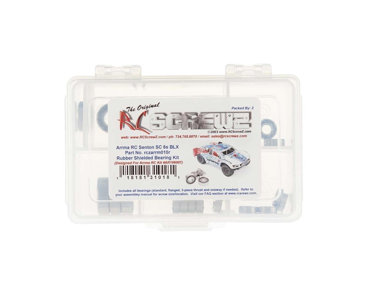 RC Screwz Arrma Senton 6S BLX Rubber Shielded Bearing Kit