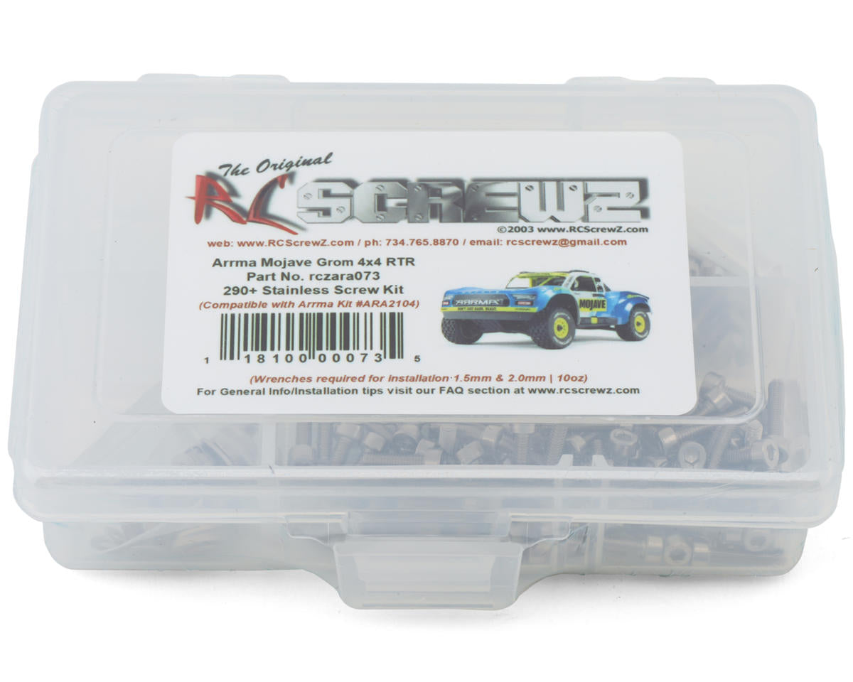 RC Screwz Arrma Grom 4x4 RTR Stainless Steel Screw Kit