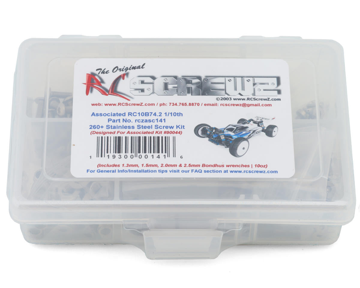 RC Screwz Team Associated RC10B74.2 Stainless Steel Screw Kit