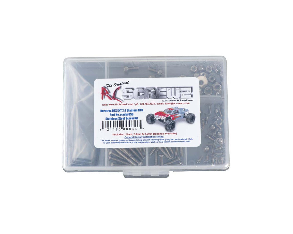 RC Screwz DuraTrax Evader EXT Stainless Steel Screw Kit