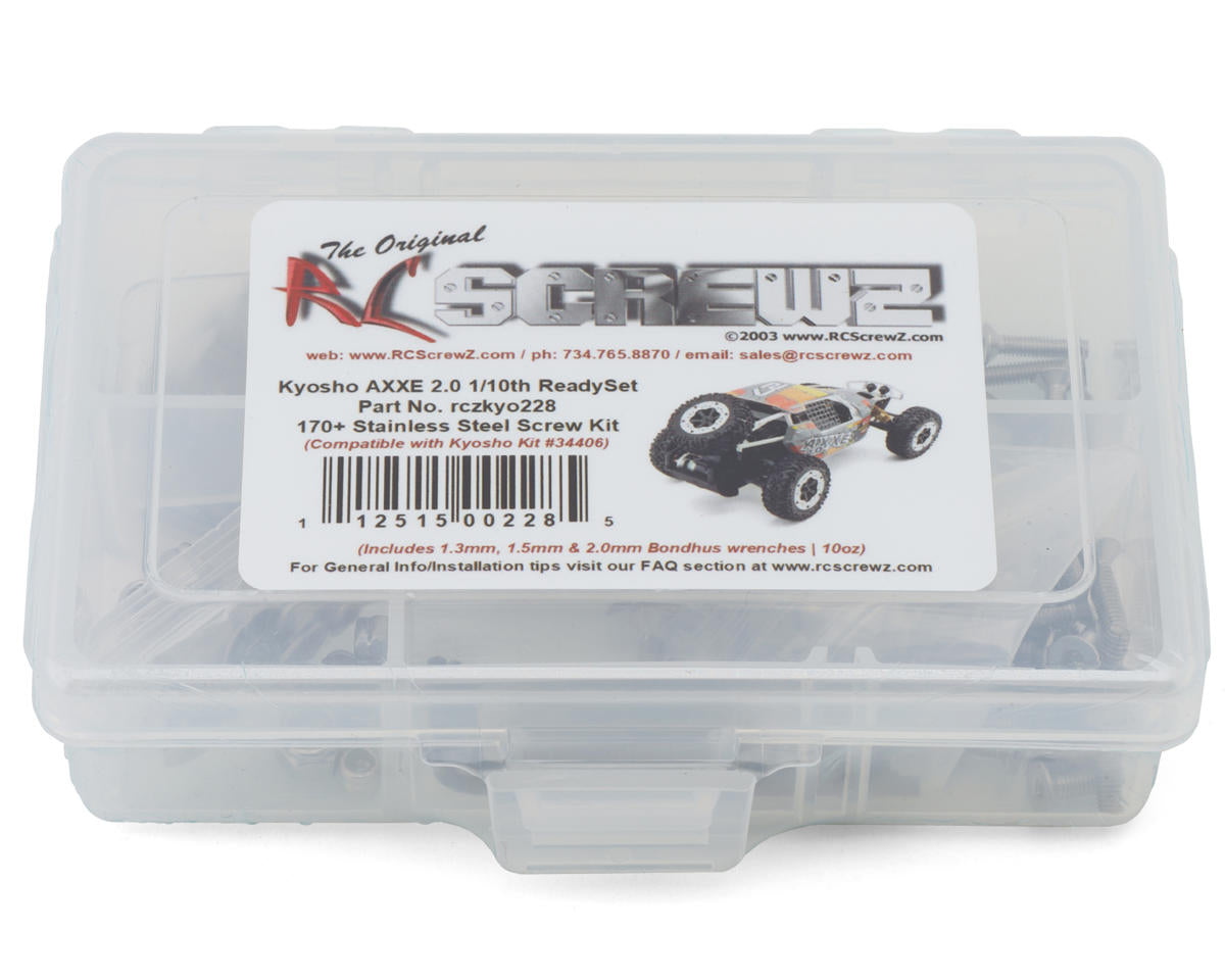 RC Screwz Kyosho AXXE 2.0 ReadySet Stainless Steel Screw Kit