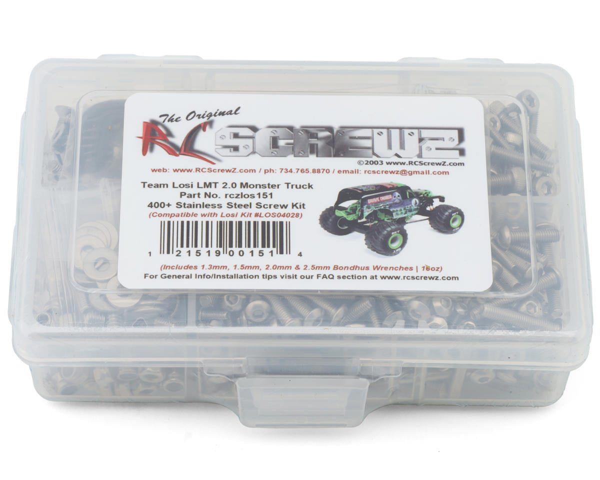 RC Screwz Losi LMT 2.0 Monster Truck Stainless Steel Screws Kit