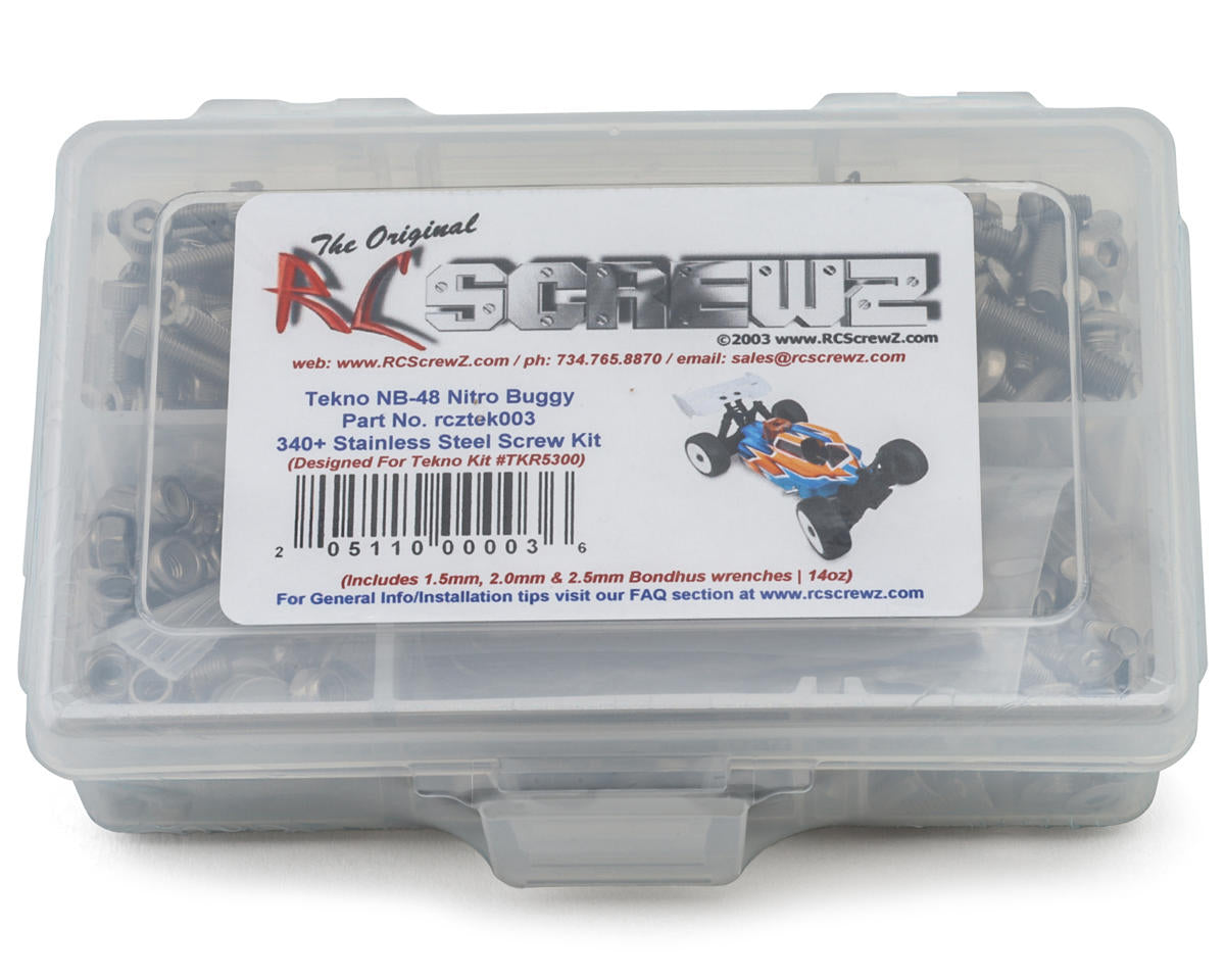 RC Screwz Tekno RC NB48 2.2 Stainless Steel Screw Kit