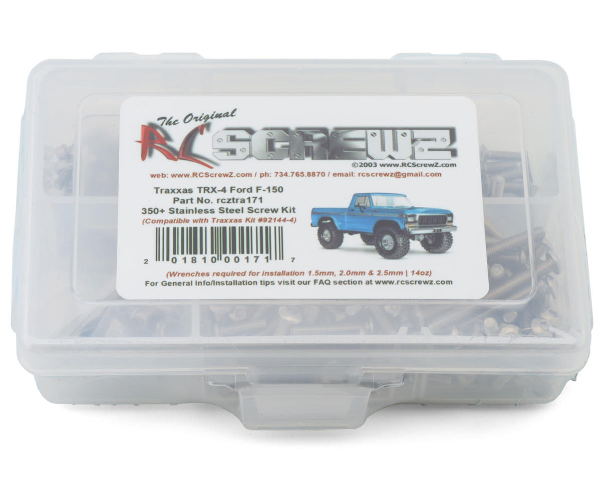 RC Screwz Stainless Steel Screw Kit for Traxxas® TRX-4® 1/10 Ford® F-150