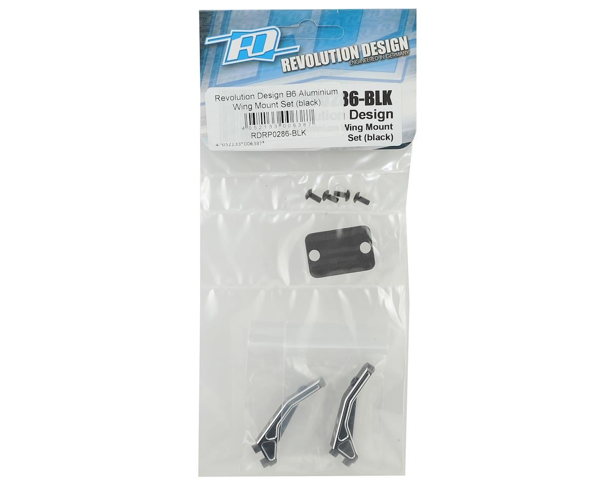 Revolution Design B6 Aluminum Wing Mount Set (Black)
