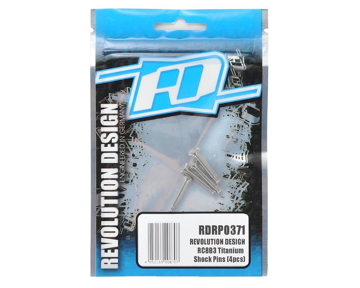 Revolution Design RC8B3 Titanium Shock Pins (4)