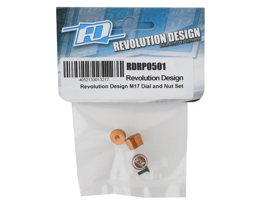 Revolution Design M17 Dial & Nut Set (Orange)