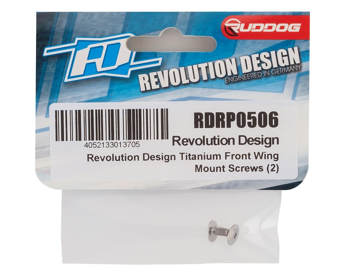 Revolution Design Titanium Front Wing Mount Screws (2)