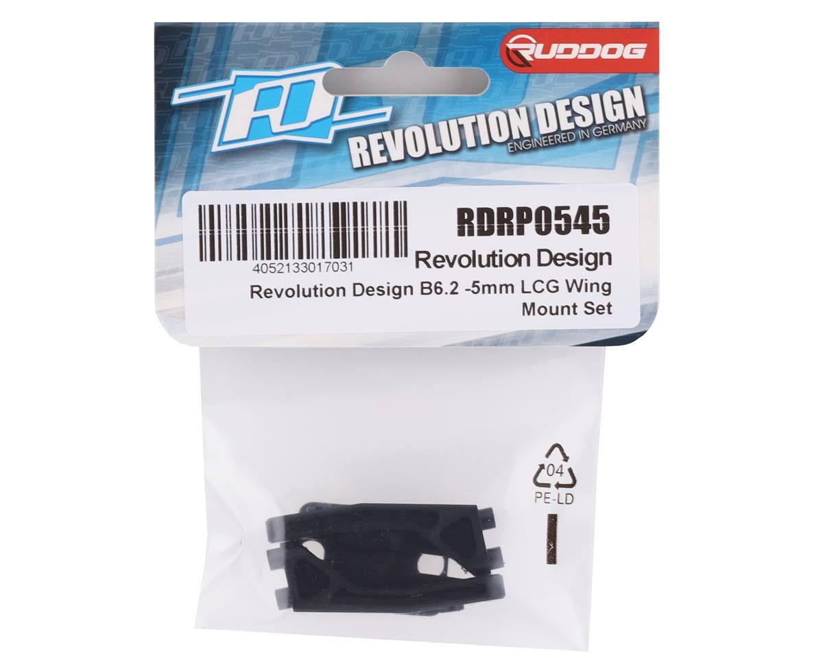 Revolution Design B6.3 -5mm LCG Wing Mount Set