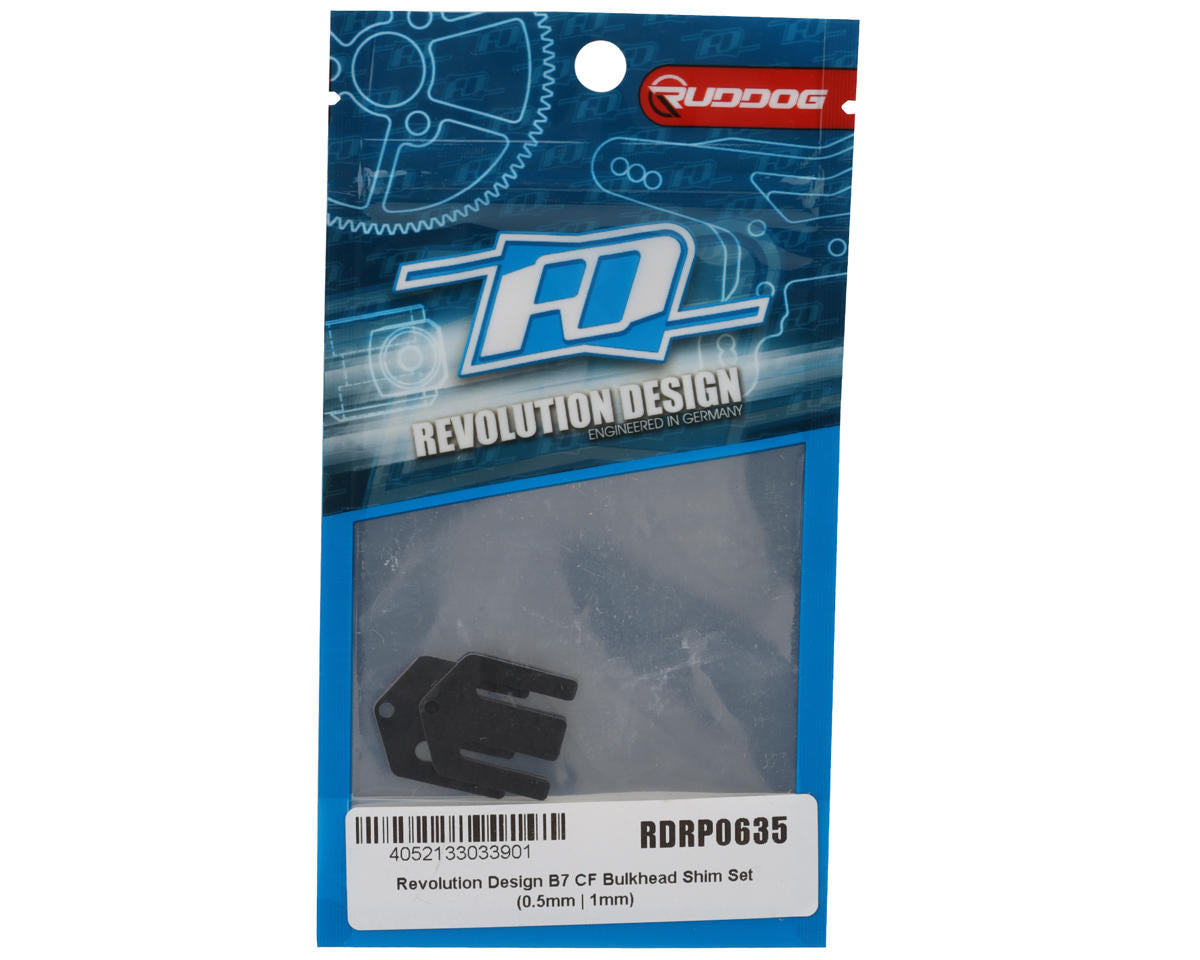 Revolution Design B7 Carbon Fiber Bulkhead Shim Set (0.5mm) (1mm)