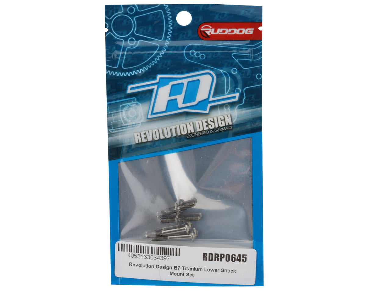 Revolution Design B7 Titanium Lower Shock Mount Set