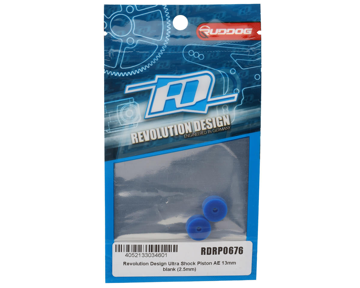 Revolution Design 13mm AE Ultra Shock Pistons (2) (Blank/2.5mm)