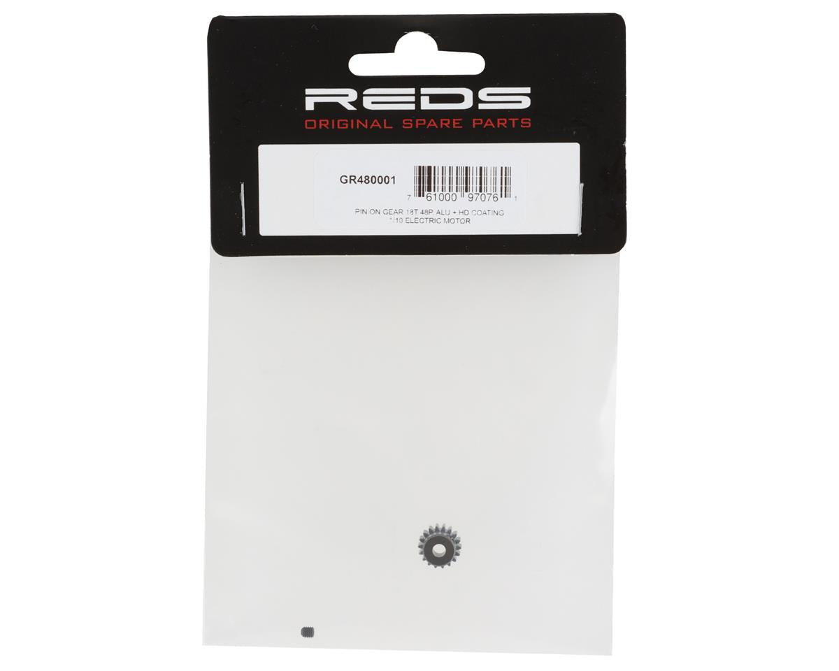 REDS Hard Coated 48P Aluminum Pinion Gear (18T)