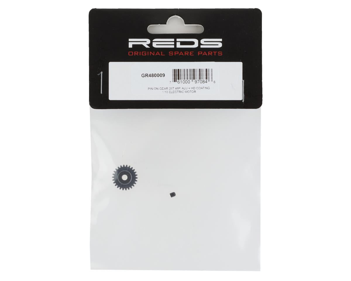 REDS Hard Coated 48P Aluminum Pinion Gear (26T)