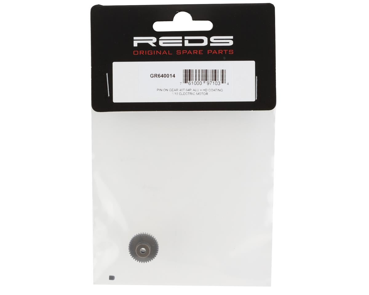 REDS Hard Coated 64P Aluminum Pinion Gear (40T)