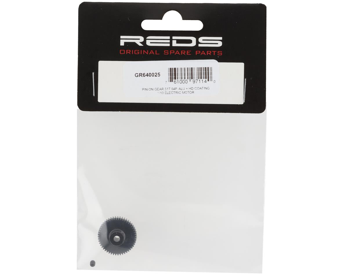 REDS Hard Coated 64P Aluminum Pinion Gear (51T)