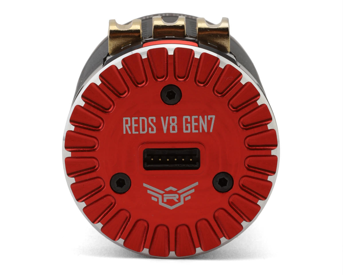REDS Gen7 V8 4-Pole 1/8 Competition Brushless Sensored Motor (2100kV)
