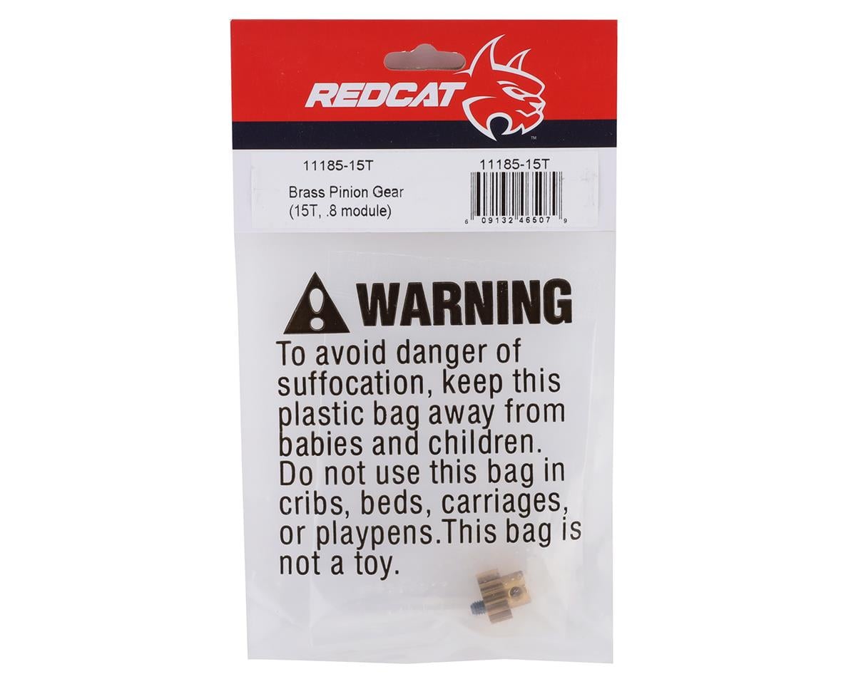 Redcat Mod .8 Brass Pinion Gear (15T)