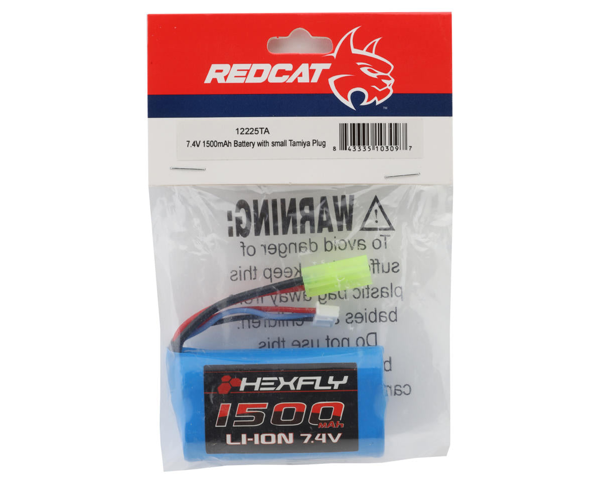 Redcat Hexfly 2S Li-Ion Battery (7.4V/1500mAh) w/Mini-Tamiya Connector