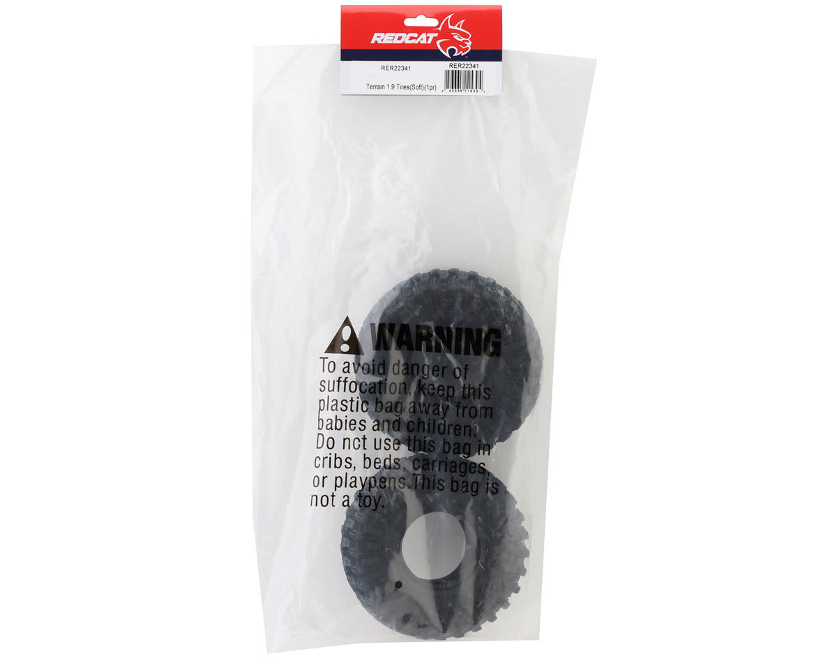 Redcat MT-9 Mud-Terrain 1.9" Rock Crawler Tires (2)