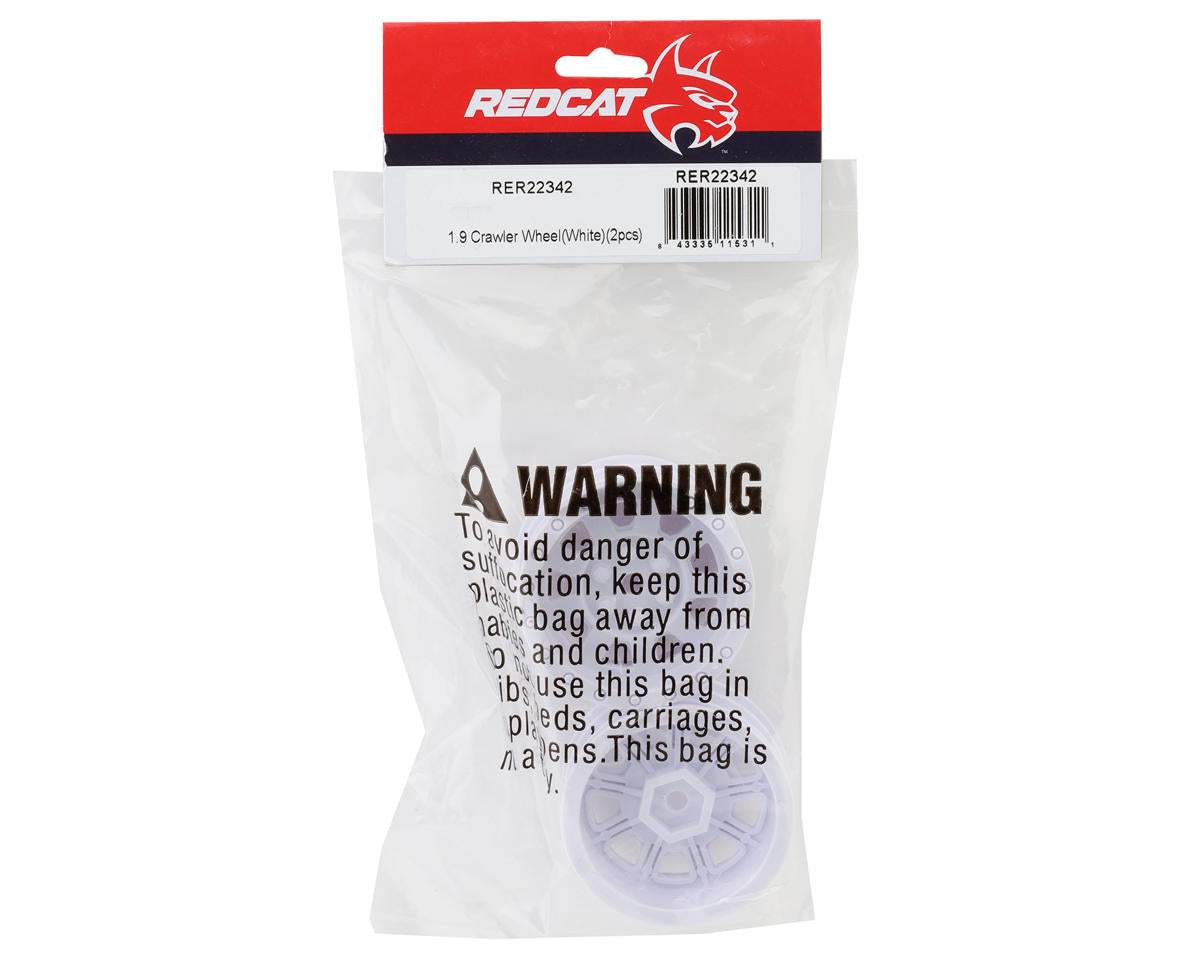 Redcat Ascent 1.9" Wheels (White) (2)
