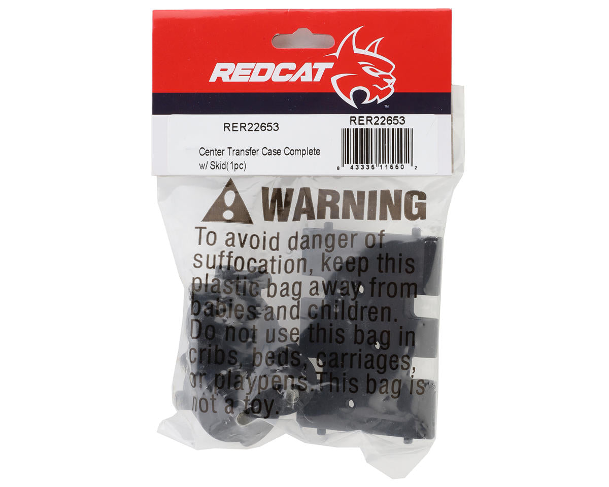 Redcat Ascent Complete Center Transfer Case & Skid Plate Set