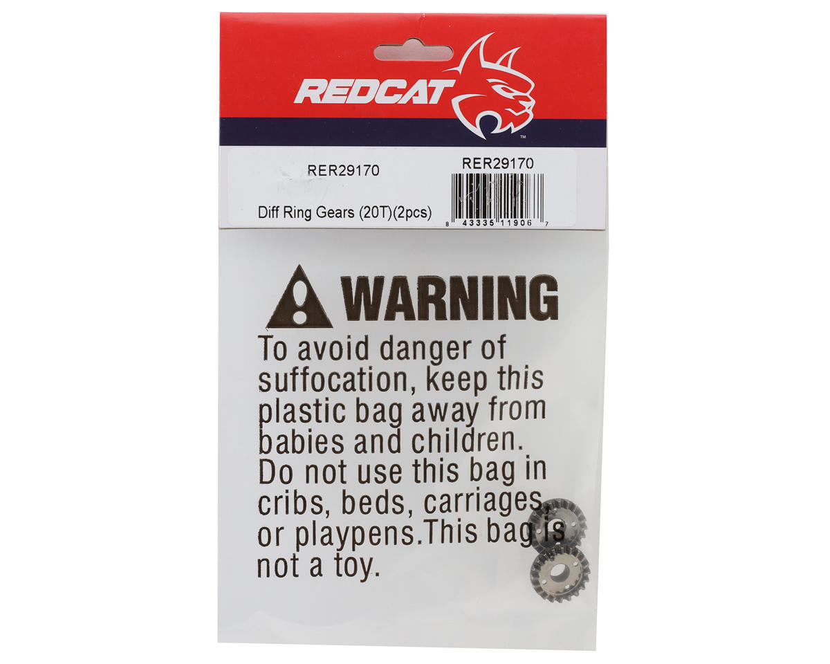 Redcat MT-18/Ascent-18 Differential Ring Gears (20T) (2)