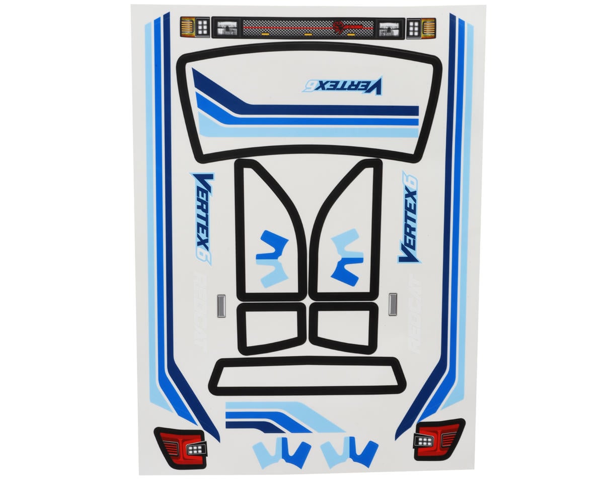 Redcat Vertex-6 Decal Sheet