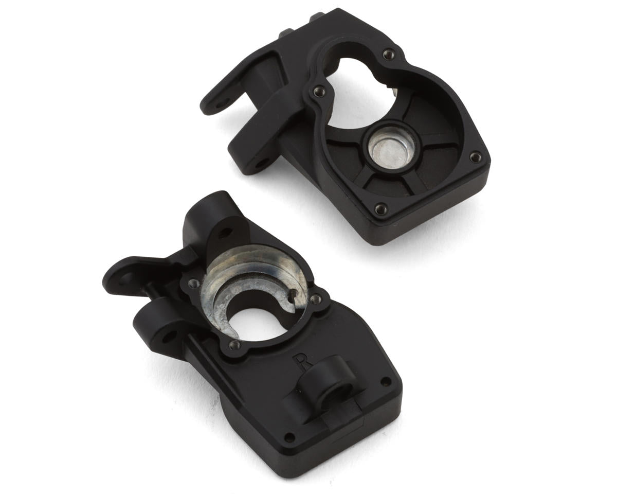 Redcat Vertex-10/Vertex-10W Weighted Metal Front Steering Knuckles (Black)(2)