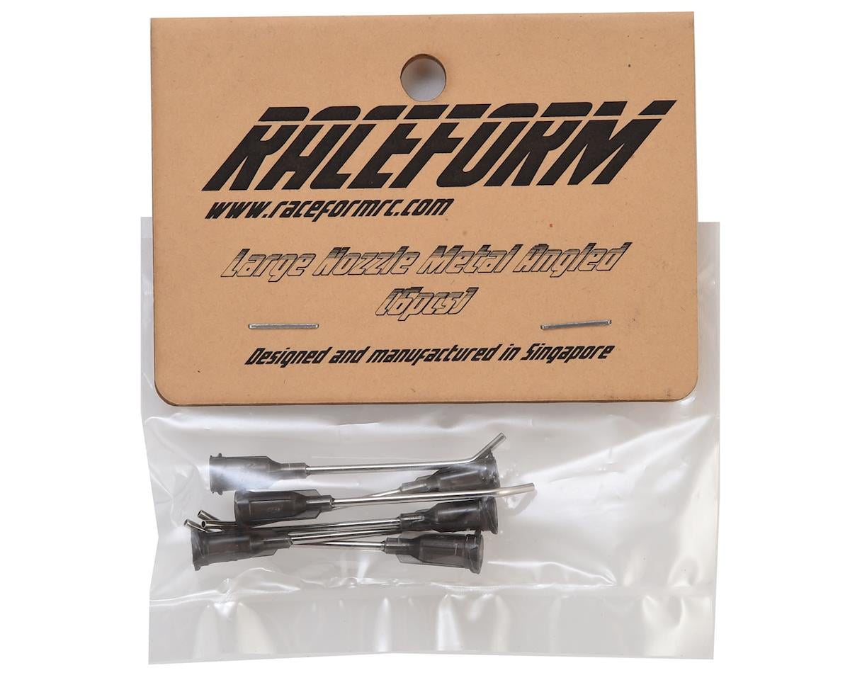 Raceform Metal Angled Tire Gluing Nozzle (Grey - for Thick CA) (6)