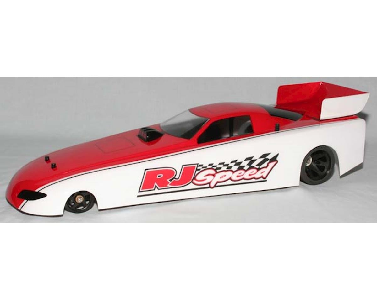 RJ Speed 13" Funny Car Body w/Wing (Clear)