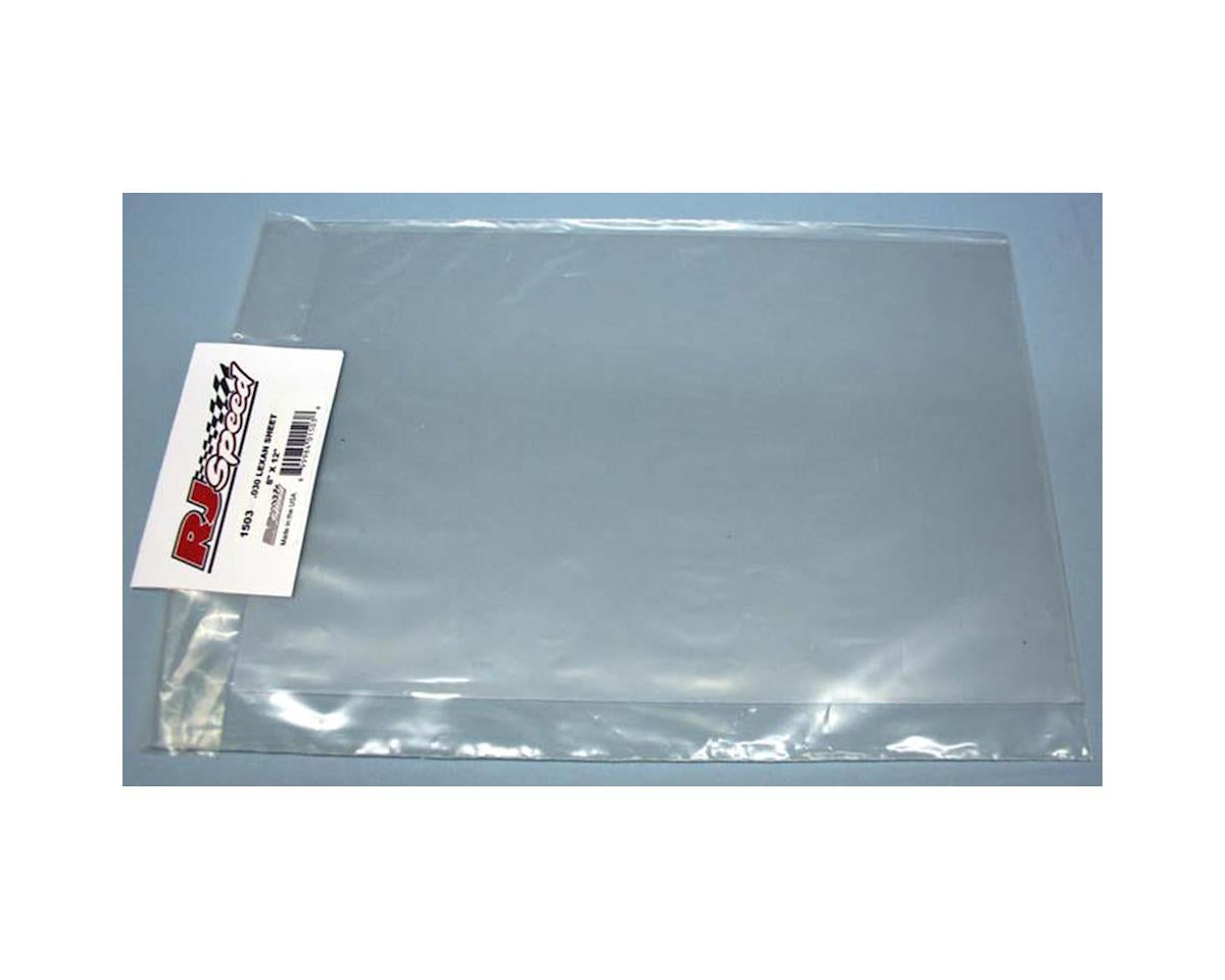 RJ Speed Polycarbonate Sheet 8x12 .040 (Clear)