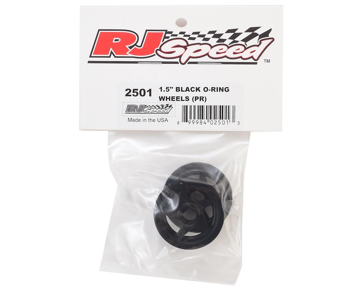 RJ Speed O-Ring Wheels 1.5 (Black) (2)