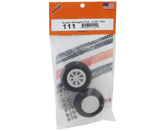 Robart 2.25" Scale Straight Tread Wheels (2)