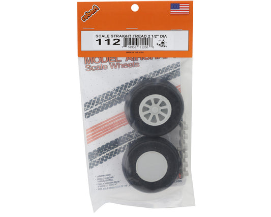 Robart 2.50" Scale Straight Tread Wheels (2)