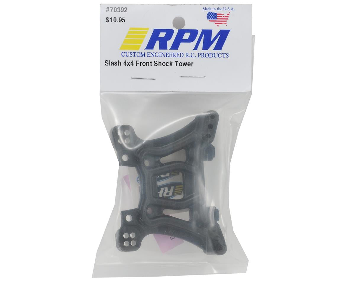 RPM Front Shock Tower for Traxxas Slash 4x4/Stampede 4x4 (Black)